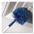 Dusters | Carlisle 36340414 Flo-Pac 7 in. Round Duster with Soft Flagged PVC Bristles - Blue (1-Dozen) image number 5