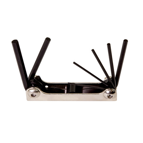  | Klein Tools 70582 7-Key Metric Folding Hex Key Set image number 0