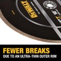 Clearance Center | Dewalt DW47457 4 in. XP7 Tile Diamond Blade image number 6