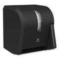 Bulk Savings Pricing 2 | Georgia Pacific Professional 54338A 13 in. x 10 in. x 14.4 in. Hygienic Push-Paddle Roll Towel Dispenser - Black (1/Carton) image number 3