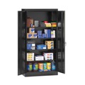  | Alera CM7218BK 36 in. x 18 in. x 72 in. Heavy-Duty Welded Storage Cabinet with 4 Adjustable Shelves - Black image number 2