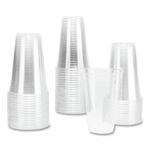 Cups and Lids | Karat C-KC20 20 oz PET Plastic Cups - Clear (1000/Carton) image number 0