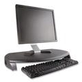 Office Jansan | Kantek MS280B 23 in. x 13-1/4 in. x 3 in. CRT/LCD Stand With Keyboard Storage - Black image number 3