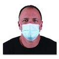 Masks | Boardwalk MS2000BX 3-Ply General Use Face Mask - Blue (50/Box) image number 8
