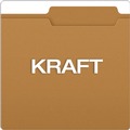 Office Jansan | Pendaflex FK213 2/5-Cut Tabs 2 Fasteners Letter Size Fastener Folders - Kraft Exterior (50/Box) image number 5