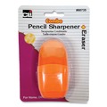 Office Jansan | Charles Leonard 80735 1 in. x 0.75 in. One-Hole Pencil Sharpener/Eraser Combo - Randomly Assorted Colors image number 2