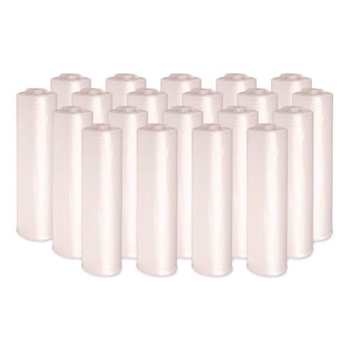 Trash & Waste Bins | Boardwalk Z6037XNKR01 30 in. x 37 in. 30 Gallon 16 mic High Density Industrial Coreless Roll Can Liners - Natural (500/Carton) image number 0