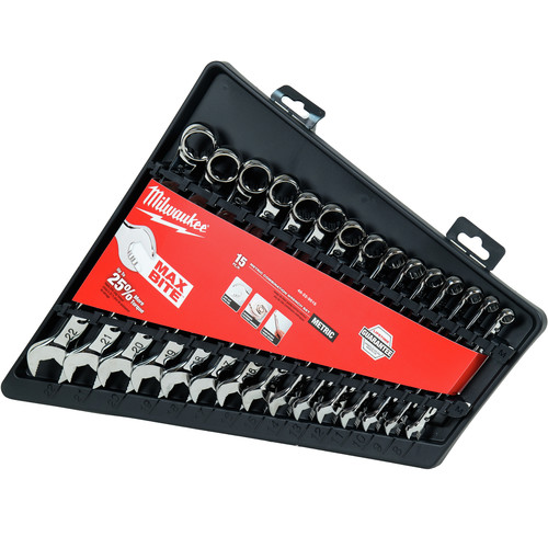 Milwaukee 48-22-9515 15 Pc Combination Wrench Set - Metric image number 0