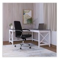 Office Chairs | Alera ALEWS4116 18.19 in. to 21.93 in. Seat Height Leather Task Chair Supports Up to 275 lb - Black Seat/Black Back image number 9