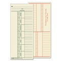 Office Jansan | TOPS 1260 3.38 in. x 8.25 in. 2-Sides Time Clock Cards Replacement for K14-15 (500/Box) image number 0