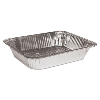 Handi-Foil 10.38 in. x 12.75 in. x 2.56 in. Aluminum Steam Table Pans (100/Carton)