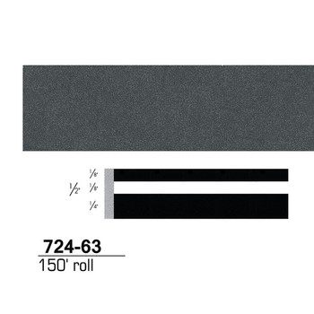 3M 72463 Scotchcal Striping Tape, Charcoal Metallic, 1/2 in. x 150 ft.