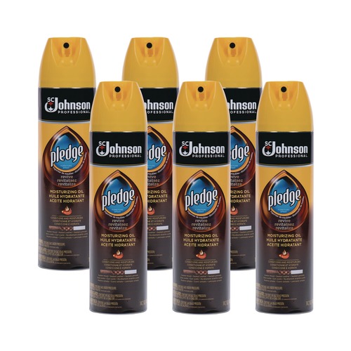 Cleaning & Janitorial Supplies | Pledge 697264 14.2 oz. Can Revive Moisturizing Oil Furniture Polish (6/Carton) image number 0