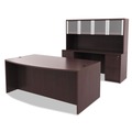 Office Desks & Workstations | Alera ALEVA301730 17 in. x 16 in. Glass Door Set with Silver Frame for 72 in. Wide Hutch - Clear (4-Piece/Set) image number 3