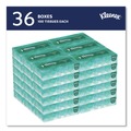 Tissues | Kleenex 21400 2-Ply Facial Tissues - White (100 Sheets/Box, 36 Boxes/Carton) image number 2