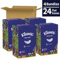 Cleaning & Janitorial Supplies | Kleenex 54317 3-Ply Ultra Soft Facial Tissue - White (4 Packs/Carton) image number 3