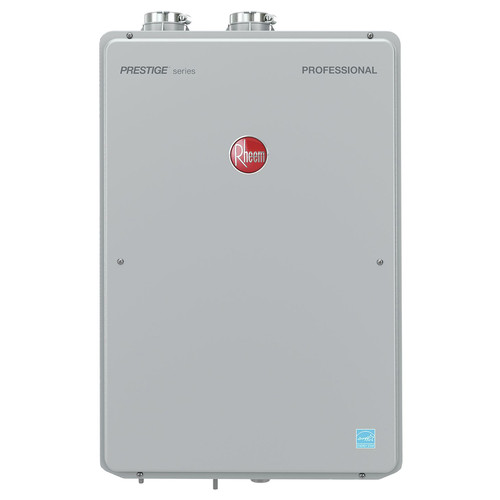 Water Heaters | Rheem RTGH-84DVLN-2 Prestige 8.4 GPM Natural Gas High Efficiency Indoor Tankless Water Heater image number 0