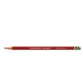 Pencils | Ticonderoga 142590002 2.6 mm 2B Erasable Colored Pencils - Carmine Red Lead/Carmine Red Barrel (12/Pack) image number 3