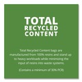 Trash Bags | Stout by Envision T3658B15 36 in. x 58 in. 1.5 mil. 60 Gallon Total Recycled Content Plastic Trash Bags - Brown/ Black (100/Carton) image number 6