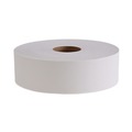 Cleaning & Janitorial Supplies | Boardwalk BWK6103 3-5/8 in. x 4000 ft. JRT 1-Ply Bath Tissue - White, Jumbo (6/Carton) image number 0