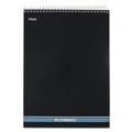 Office Jansan | Cambridge 59882 8.5 x 11.5 Sheets (70) Stiff-Back Wire Bound Medium/College Rule Notepad - Navy Cover/White Sheets image number 0