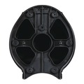 Paper Towels and Napkins | Boardwalk R2000BKBW 11 in. x 6.25 in. x 12.25 in. Single Jumbo Toilet Tissue Dispenser - Black image number 3
