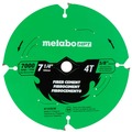 Circular Saw Blades | Metabo HPT 115761M 7-1/4 in. 4-Tooth Industrial PTFE Circular Saw Fiber Cement Blade image number 0