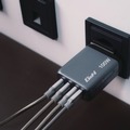 Office Electronics & Batteries | Verbatim 32203 140 W 4-Port GaN Wall Charger - Black/Gray image number 6