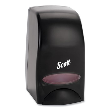 Scott KCC 92145 Essential 5 in. x 5.25 in. x 8.38 in. 1000 mL Manual Skin Care Dispenser - Black