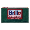 Sponges & Scrubbers | Brillo 21006 3.5 in. x 6.12 in. Commercial Heavy-Duty Scrub Sponge - Orange/Green (12/Carton) image number 4