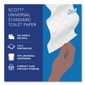 Cleaning & Janitorial Supplies | Scott 13607 Essential 2-Ply Septic Safe Convenience Carton Standard Roll Bathroom Tissue for Business - White (550/Roll, 20 Rolls/Carton) image number 7