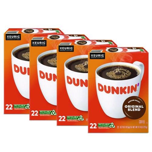 Coffee | Dunkin' 5000380509 K-Cup Pods - Dunkin Regular (88/Carton) image number 0