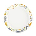 Labor Day Sale! Save $30 off $199! | Boardwalk BWKDEER9PLT 9 in. Diameter Coated/Soak Proof Deerfield Printed Paper Plates - Multicolor (125/Pack, 8 Packs/Carton) image number 0