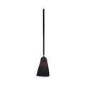 Brooms | Boardwalk BWK930BP Flag Tipped Poly Bristle 57 in. - 58-1/2 in. Lobby Brooms - Black (1 Dozen) image number 0