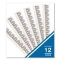 Office & Office Supplies | Carson-Dellosa 108502 3 in. x 3 ft. Rainbows Straight Borders - Black/White/Cream (12/Pack) image number 3