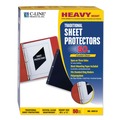 Office Jansan | C-Line 00010 11 in. x 8-1/2 in. Heavyweight Traditional Polypropylene Sheet Protectors (50/Box) image number 0