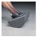 Office Jansan | Safco 92311 17.5 in. x 11.5 in. x 6.25 in. Half-Cylinder Padded Foot Cushion - Black image number 2