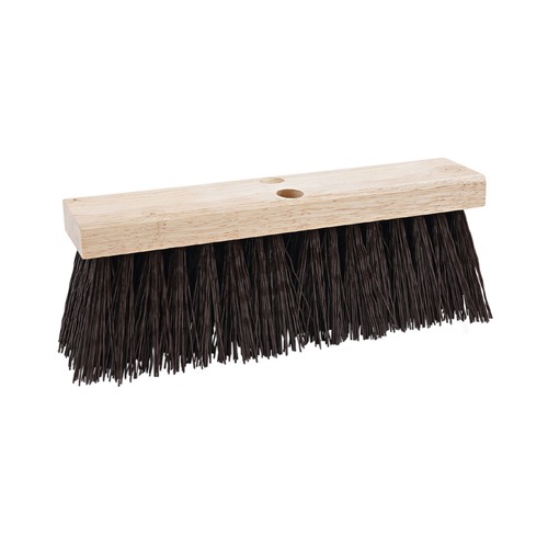 New Year New Savings! Save $25 off $150 | Boardwalk BWK73160 6.25 in. Polypropylene Bristles 16 in. Brush Street Broom Head - Brown image number 0