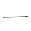 Office Jansan | Tatco 22500 18 lbs. 4 in. x 0.06 in. Nylon Cable Ties - Black (1000/Pack) image number 0