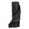 Trash Bags | Inteplast Group VALH4348K22 High-Density 60 Gallon 43 in. x 46 in. Commercial Can Liners - Black (150/Carton) image number 2