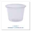 Food Service | Boardwalk BWKPRTN1TS 1 oz Plastic Souffle/Portion Cups - Clear (2500/Carton) image number 6