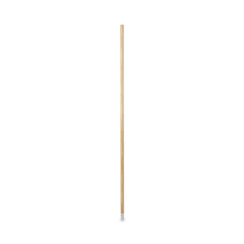 New Year New Savings! Save $25 off $150 | Boardwalk BWK833 1.13 in. Diameter x 54 in. Lacquered Wood Lie-Flat Screw-In Mop Handle - Natural image number 0
