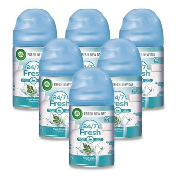 Air Wick 5.89 oz. Aerosol Freshmatic Ultra Automatic Spray Refill - Fresh Waters (6/Carton)