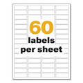  | Avery 60518 UltraDuty 0.5 in. x 1.75 in. GHS Chemical Waterproof and UV Resistant Labels - White (1500/Pack) image number 5