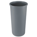 Trash & Waste Bins | Rubbermaid Commercial FG354600GRAY 22 Gallon Round Plastic Untouchable Waste Container - Gray image number 0