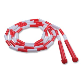 Champion Sports 7 ft. Segmented Plastic Jump Rope - Red/White
