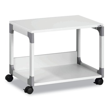 Durable System 48 23.6 in. x 18.7 in. x 17 in. 2 Shelves Metal Multi-Function Trolley - Gray