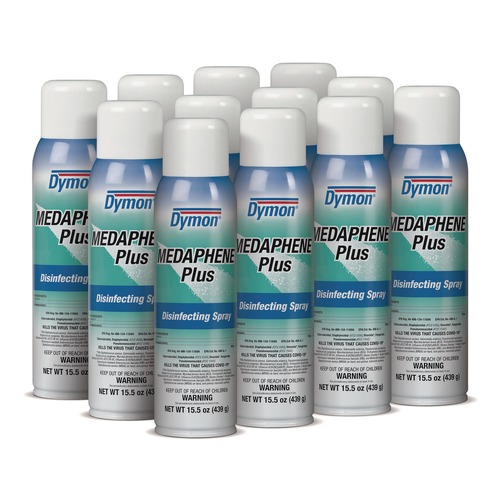 Cleaning & Janitorial Supplies | ITW Dymon 35720 15.5 oz. Aerosol Spray Medaphene Plus Disinfectant Spray (12/Carton) image number 0
