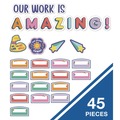 Office Jansan | Carson-Dellosa 110558 45-Piece 7.9 in. x 15 in. We Stick Together Our Work Is Amazing Work Display Bulletin Board Set - Multicolor image number 1