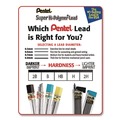 Office & Office Supplies | Pentel C505-H 0.5 millimeter H Super Hi-Polymer Lead Refills - Black (12/Pack) image number 3